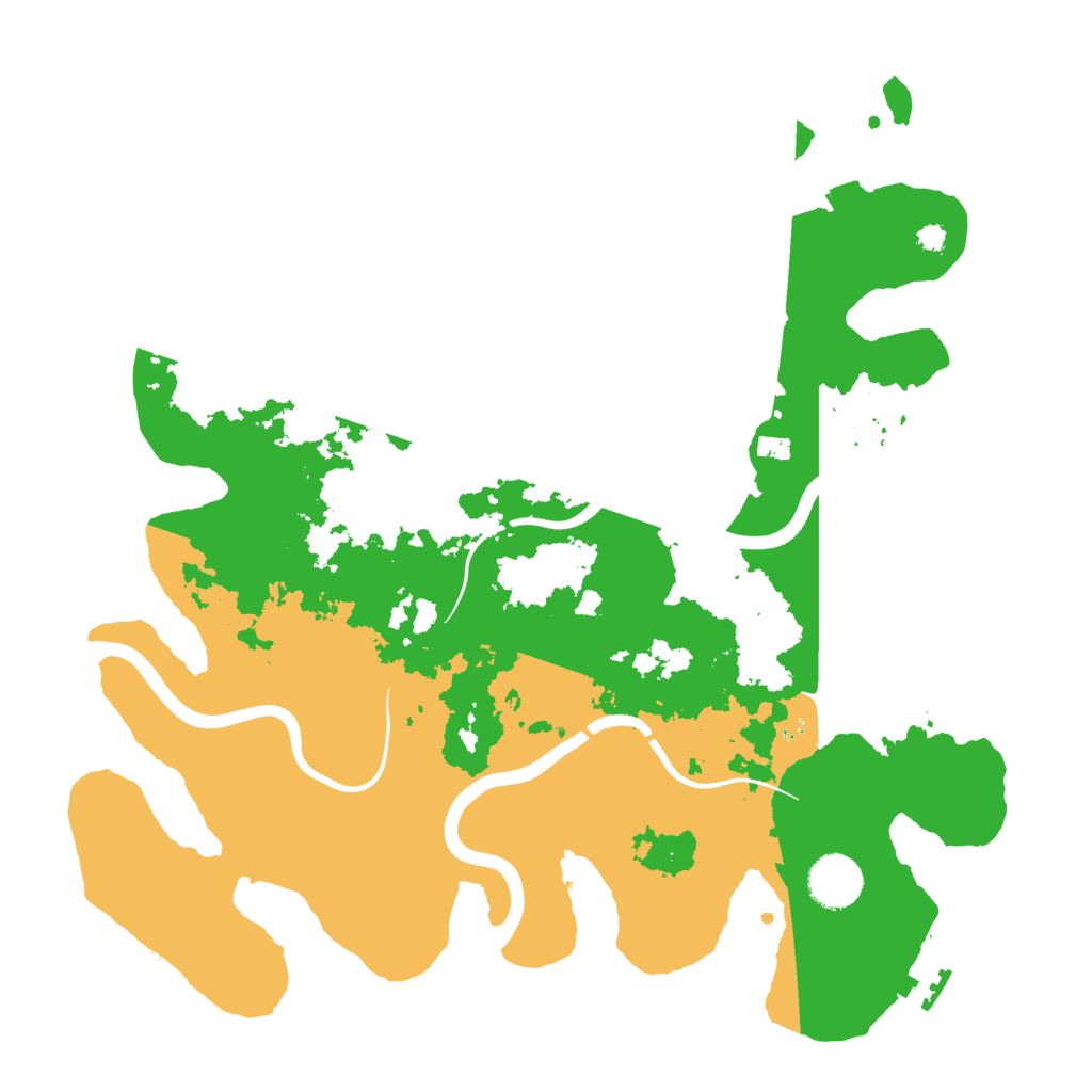 Biome Rust Map: Procedural Map, Size: 3550, Seed: 155231