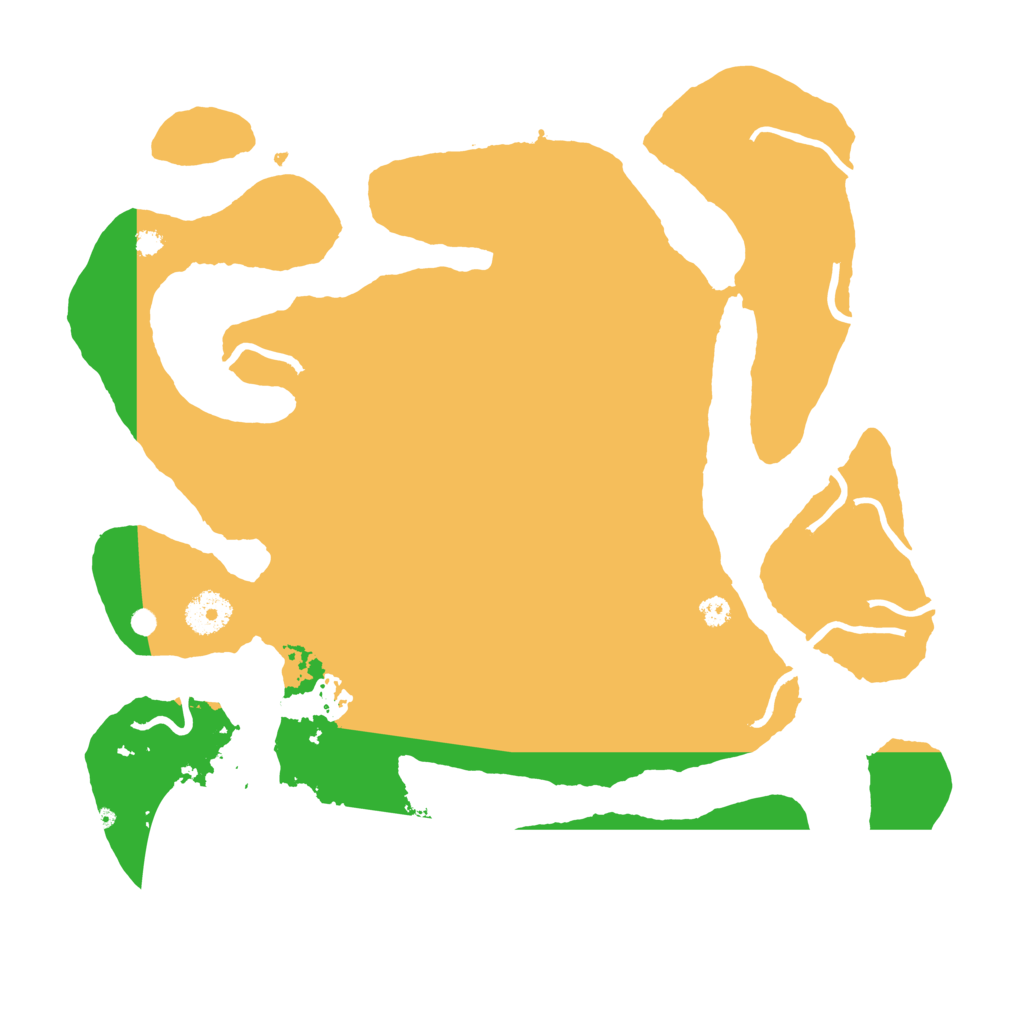 Biome Rust Map: Procedural Map, Size: 3550, Seed: 505235