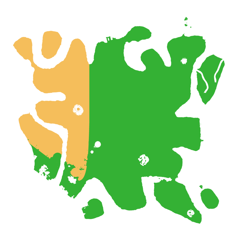 Biome Rust Map: Procedural Map, Size: 3500, Seed: 129803710