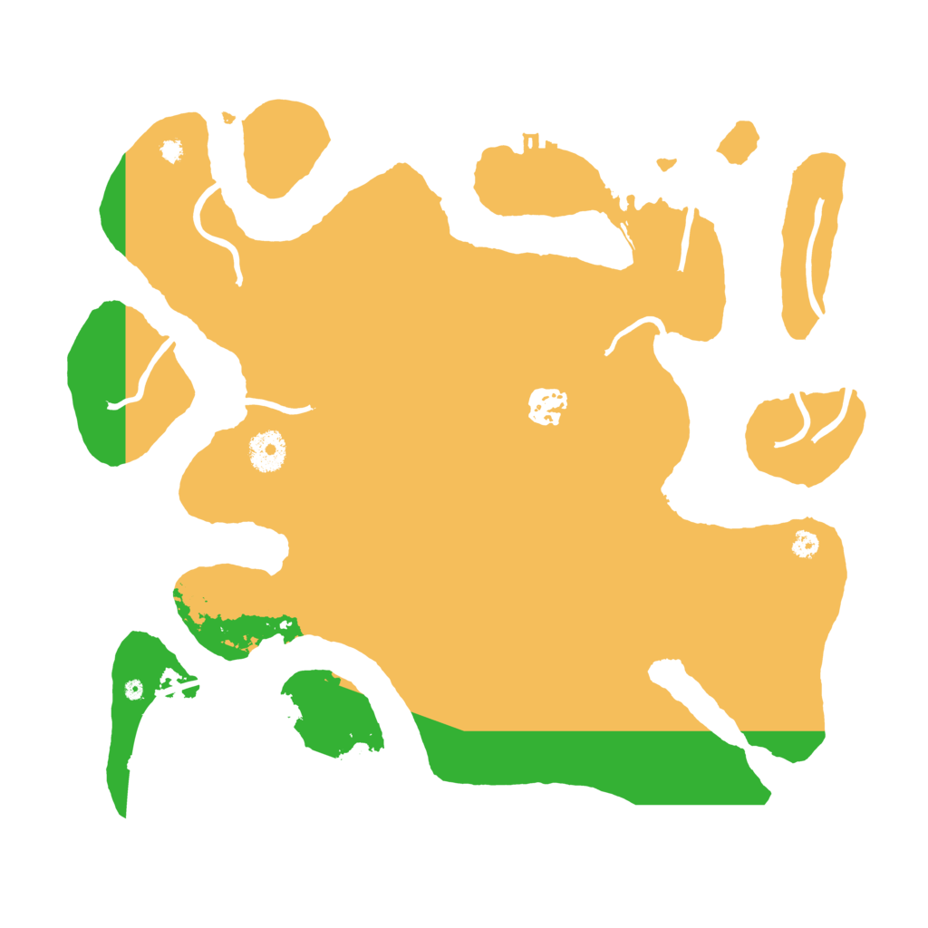 Biome Rust Map: Procedural Map, Size: 3550, Seed: 985277