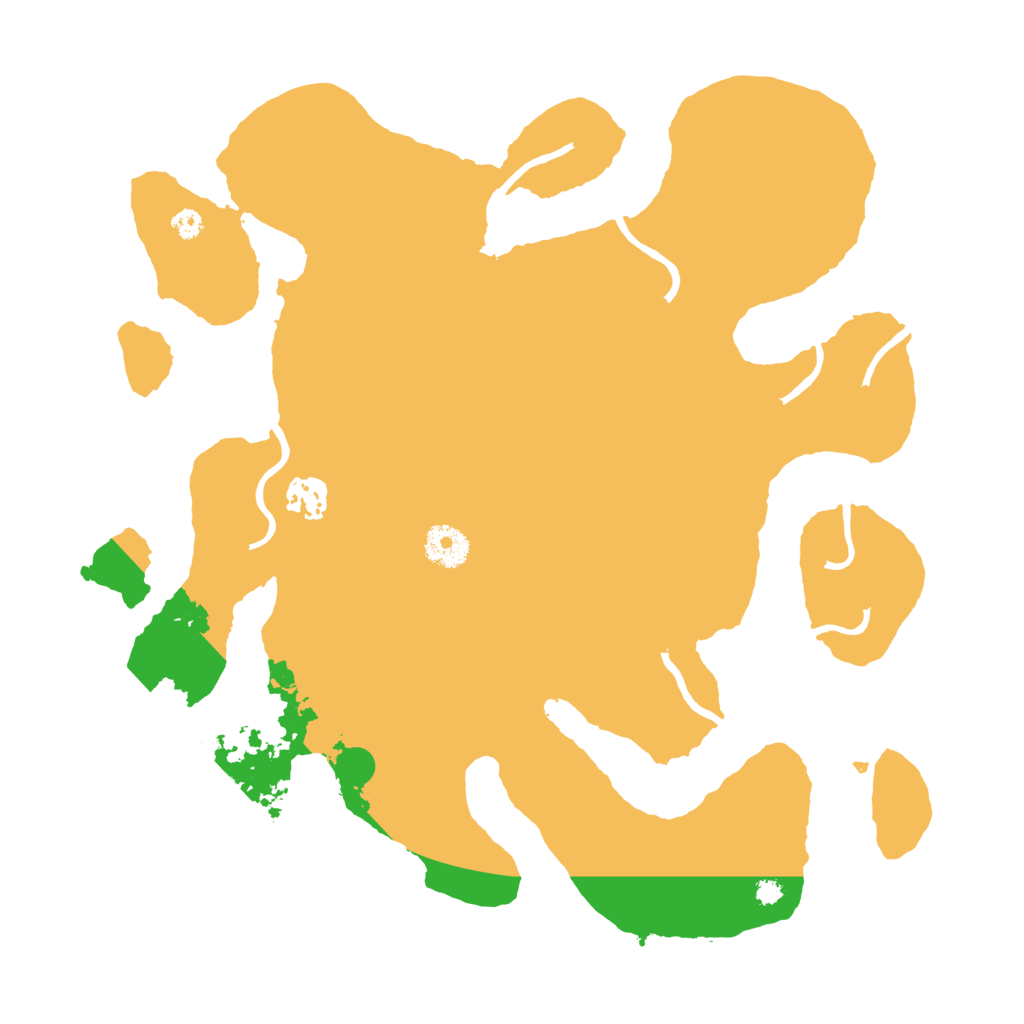 Biome Rust Map: Procedural Map, Size: 3550, Seed: 710266