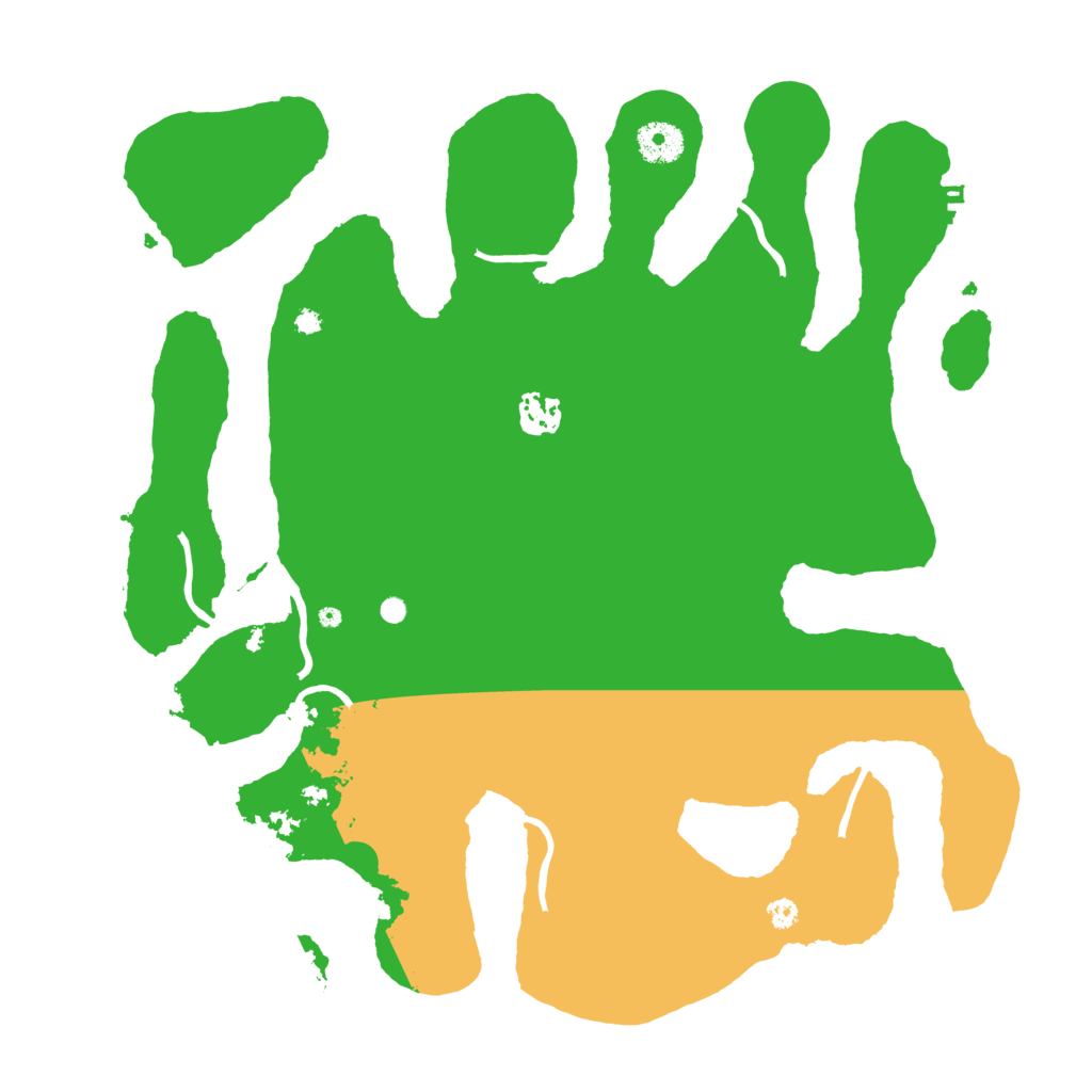 Biome Rust Map: Procedural Map, Size: 3700, Seed: 2263