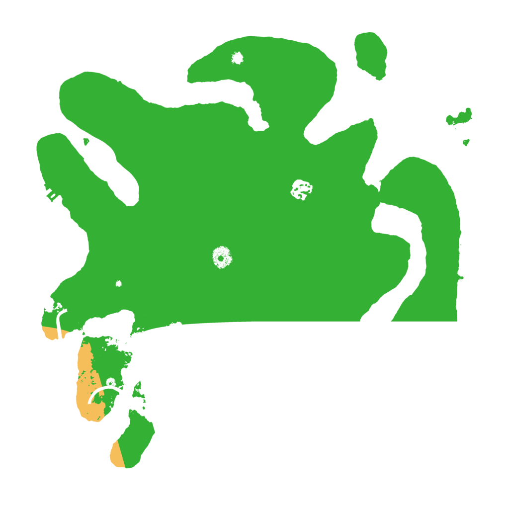 Biome Rust Map: Procedural Map, Size: 3700, Seed: 1328304499