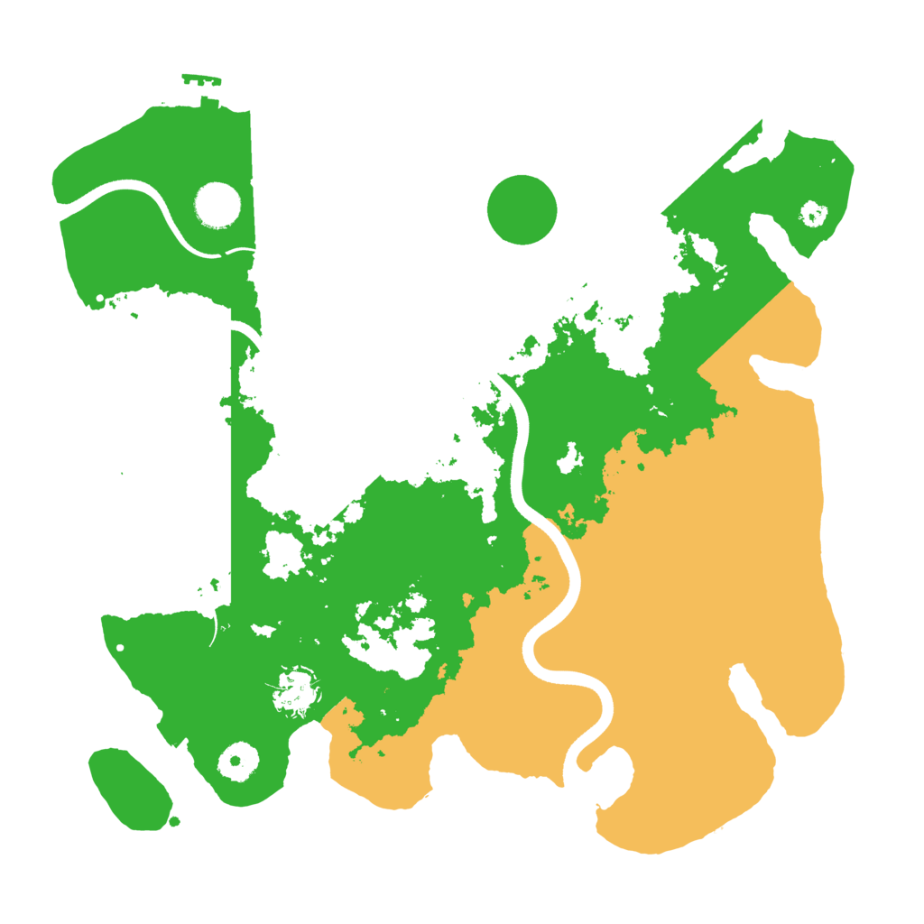 Biome Rust Map: Procedural Map, Size: 3550, Seed: 806972