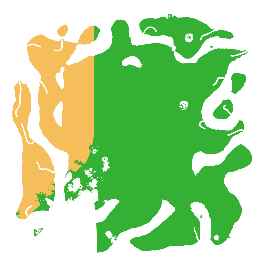 Biome Rust Map: Procedural Map, Size: 4500, Seed: 3654984