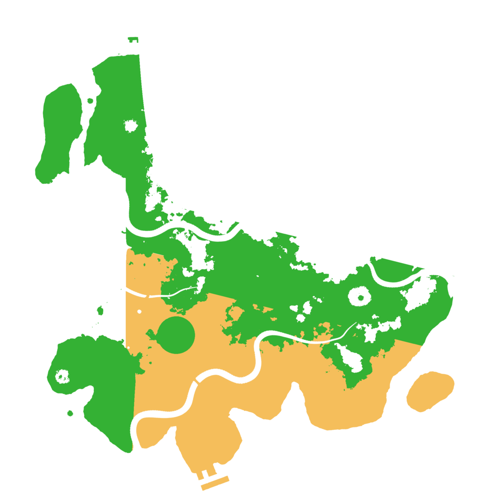 Biome Rust Map: Procedural Map, Size: 3550, Seed: 438227