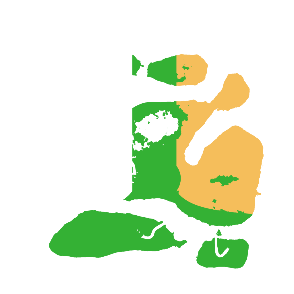 Biome Rust Map: Procedural Map, Size: 2500, Seed: 893019