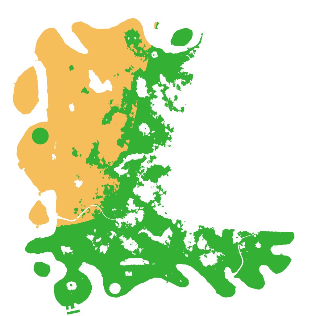 Biome Rust Map: Procedural Map, Size: 5000, Seed: 228773630