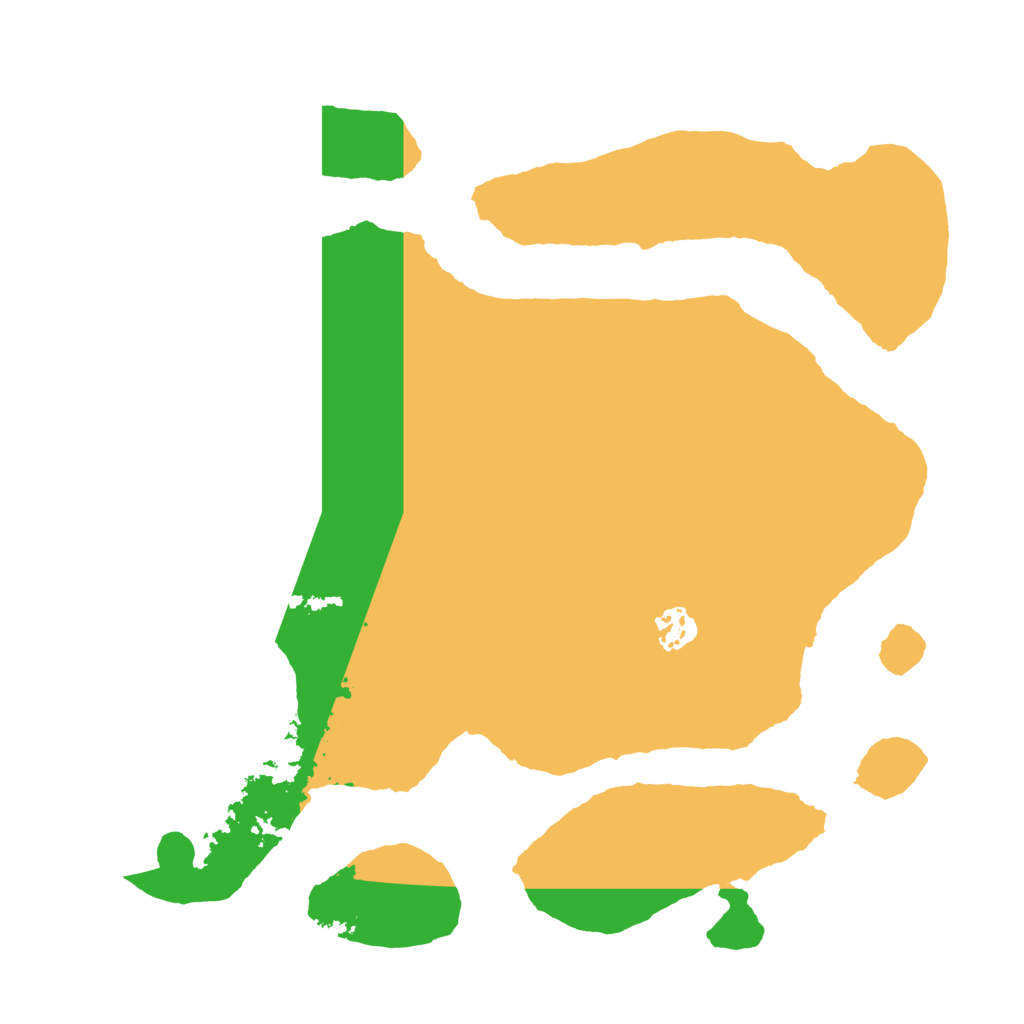 Biome Rust Map: Barren, Size: 3600, Seed: 12