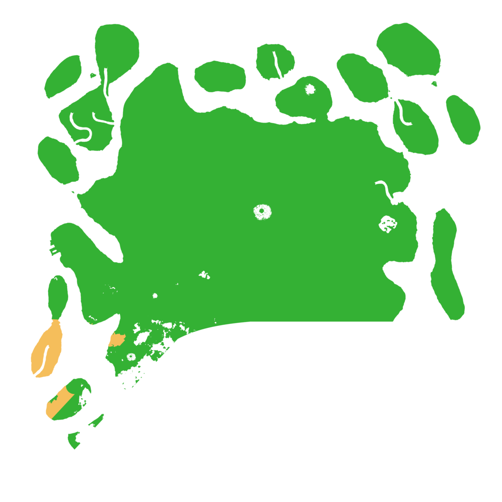 Biome Rust Map: Procedural Map, Size: 4500, Seed: 5258