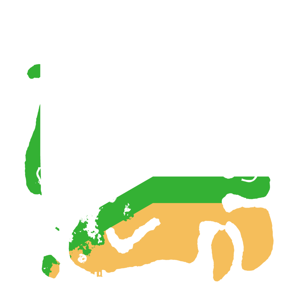 Biome Rust Map: Procedural Map, Size: 3500, Seed: 123451234