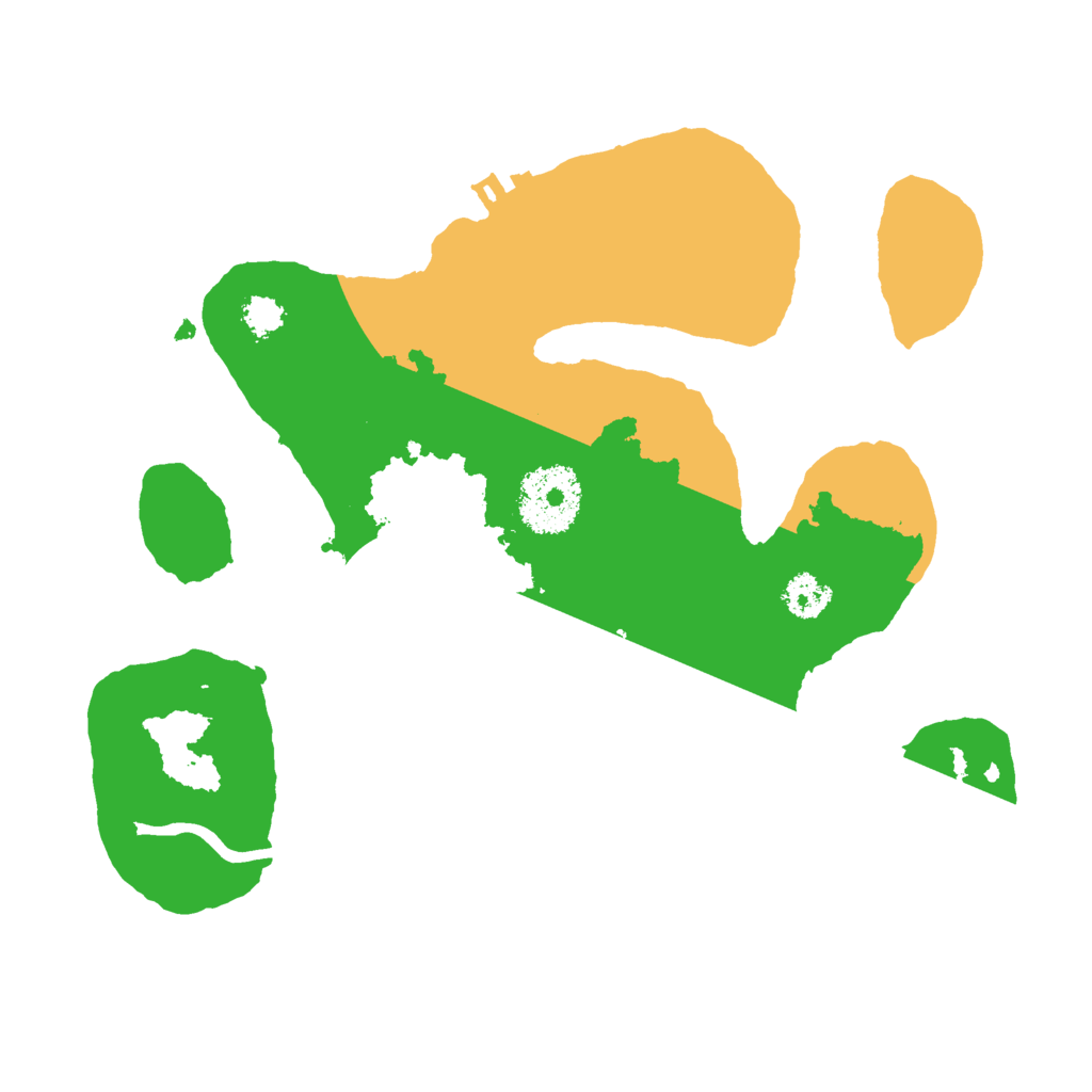 Biome Rust Map: Procedural Map, Size: 2500, Seed: 1997899941