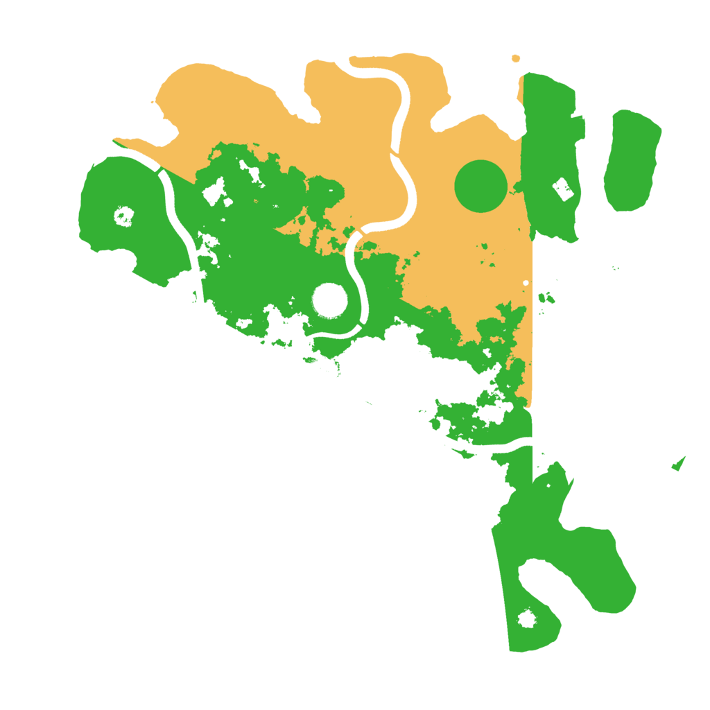 Biome Rust Map: Procedural Map, Size: 3550, Seed: 953164