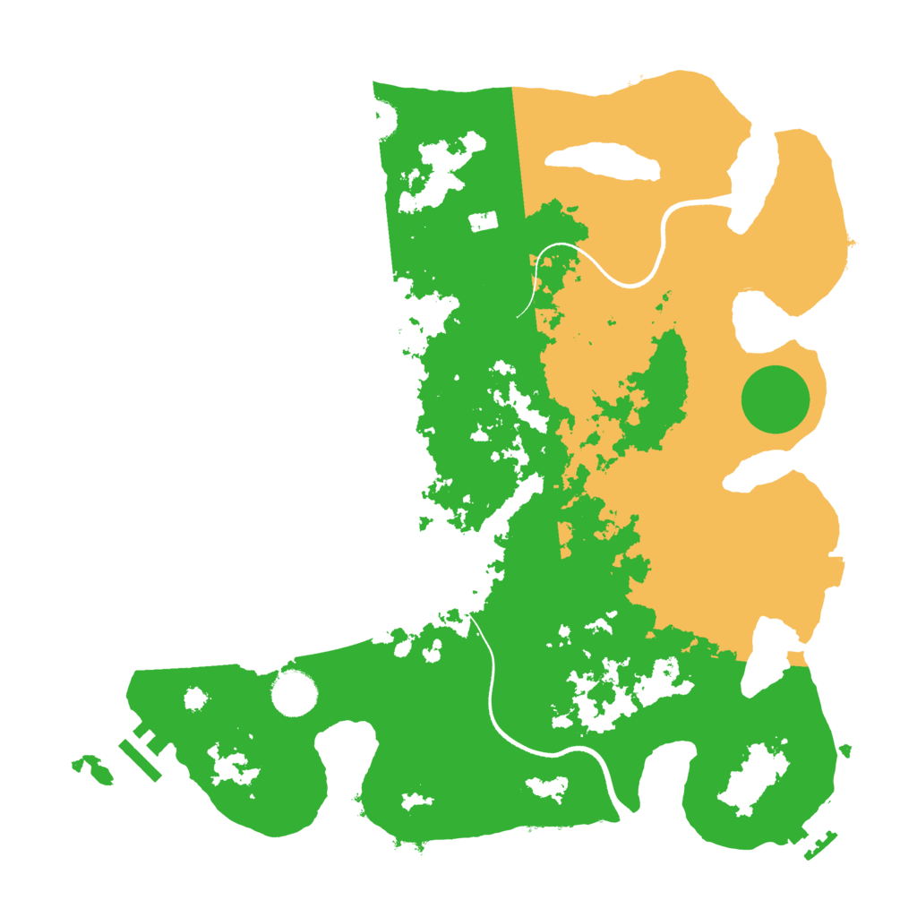 Biome Rust Map: Procedural Map, Size: 3550, Seed: 216016