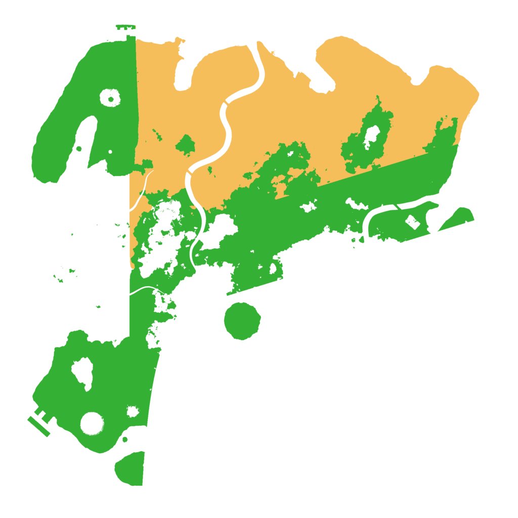 Biome Rust Map: Procedural Map, Size: 3950, Seed: 673275619