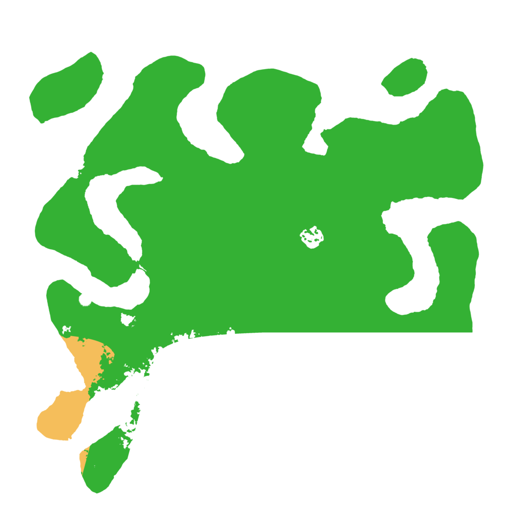 Biome Rust Map: Barren, Size: 3600, Seed: 14