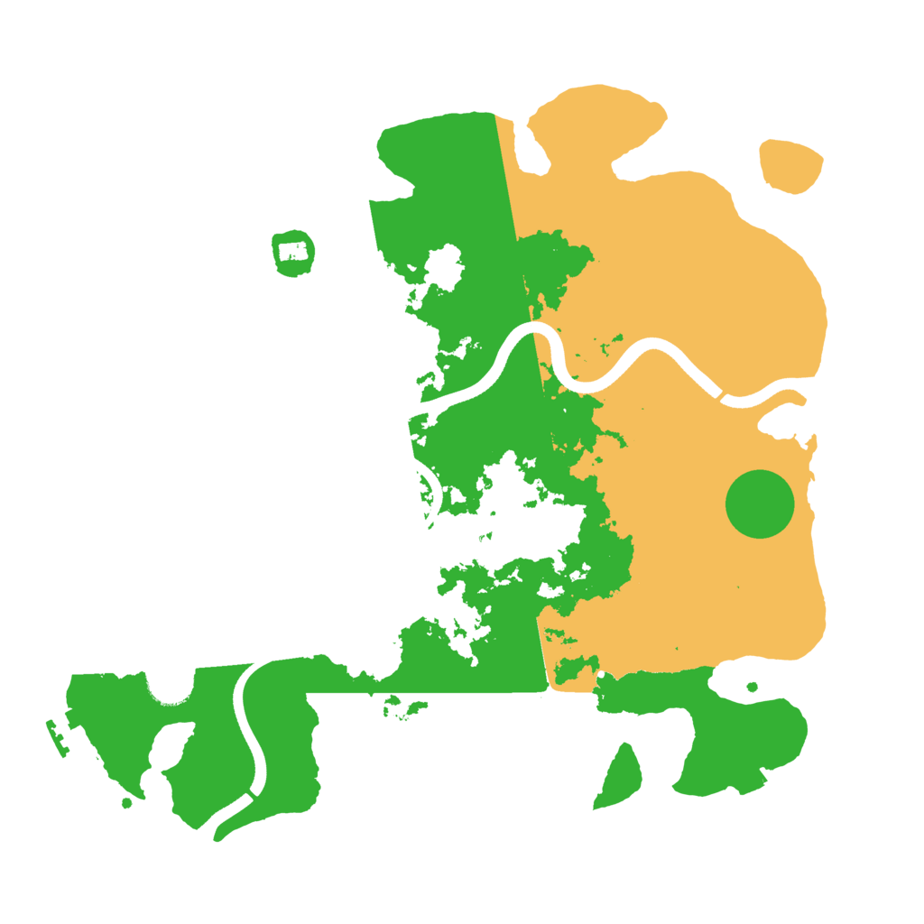 Biome Rust Map: Procedural Map, Size: 3550, Seed: 867185