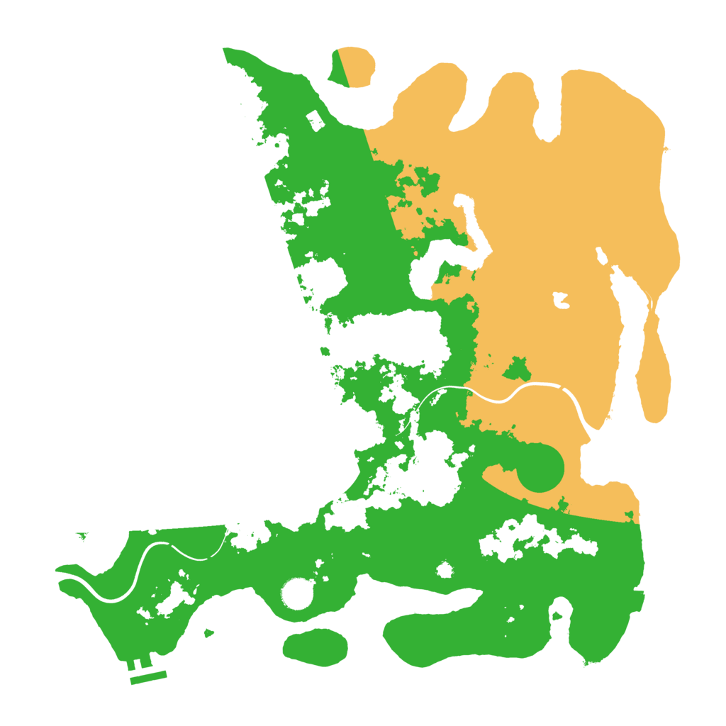 Biome Rust Map: Procedural Map, Size: 4000, Seed: 890289