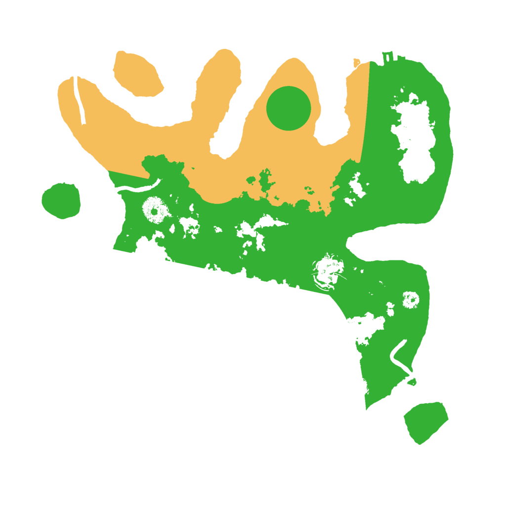 Biome Rust Map: Procedural Map, Size: 3000, Seed: 797197