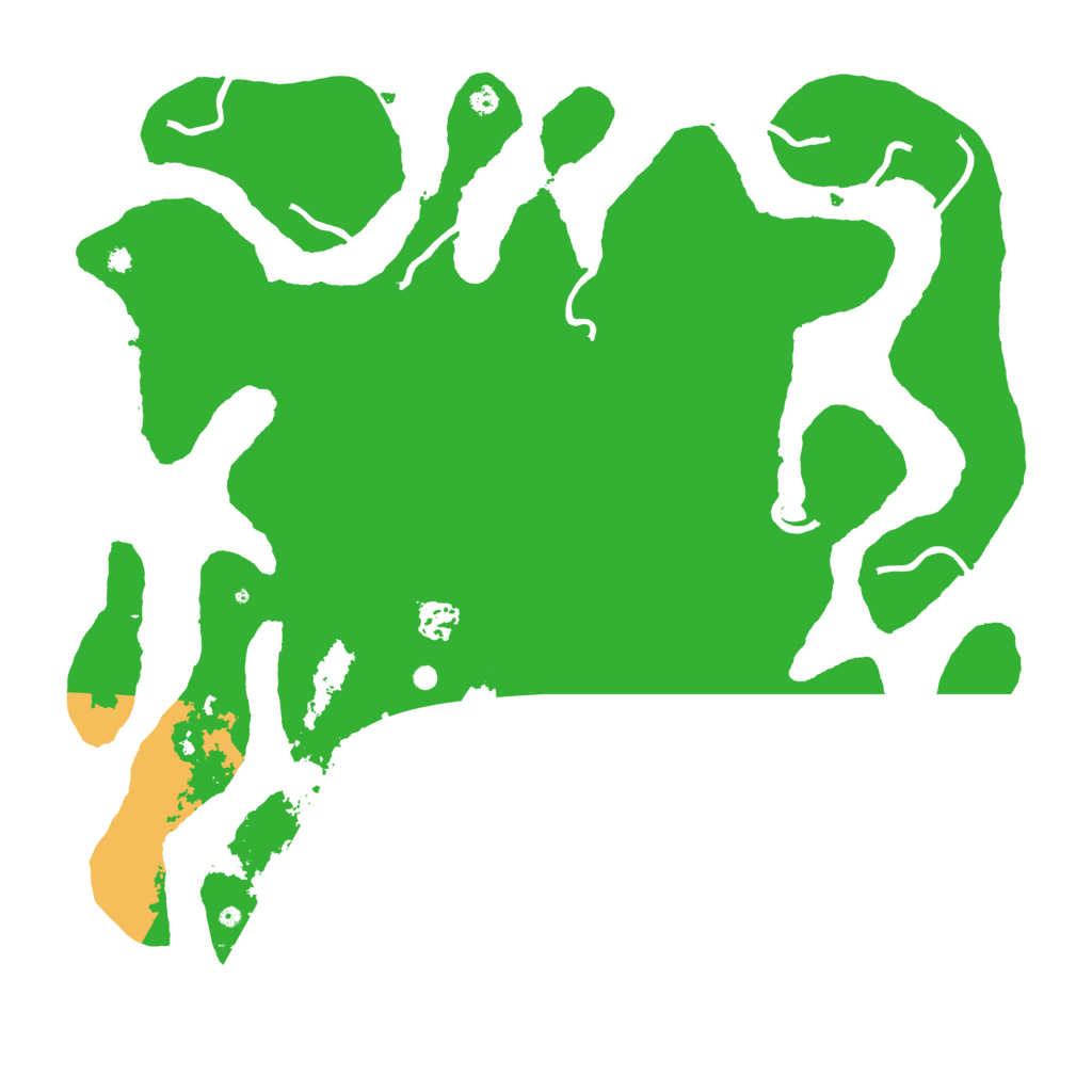 Biome Rust Map: Procedural Map, Size: 4000, Seed: 766087