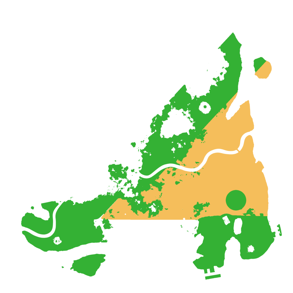 Biome Rust Map: Procedural Map, Size: 3800, Seed: 45422461
