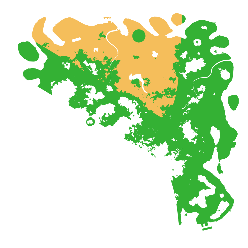 Biome Rust Map: Procedural Map, Size: 5000, Seed: 679414698