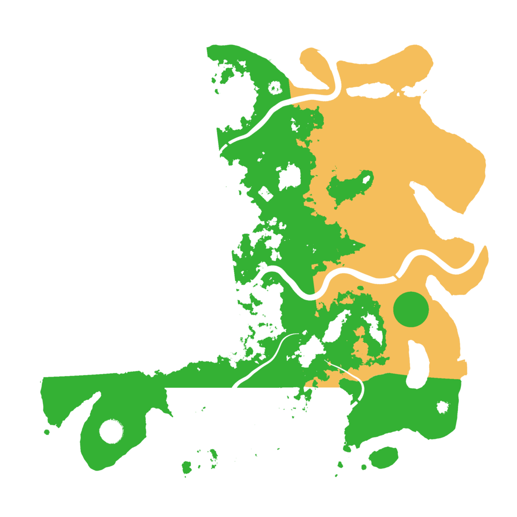 Biome Rust Map: Procedural Map, Size: 3850, Seed: 2048158116