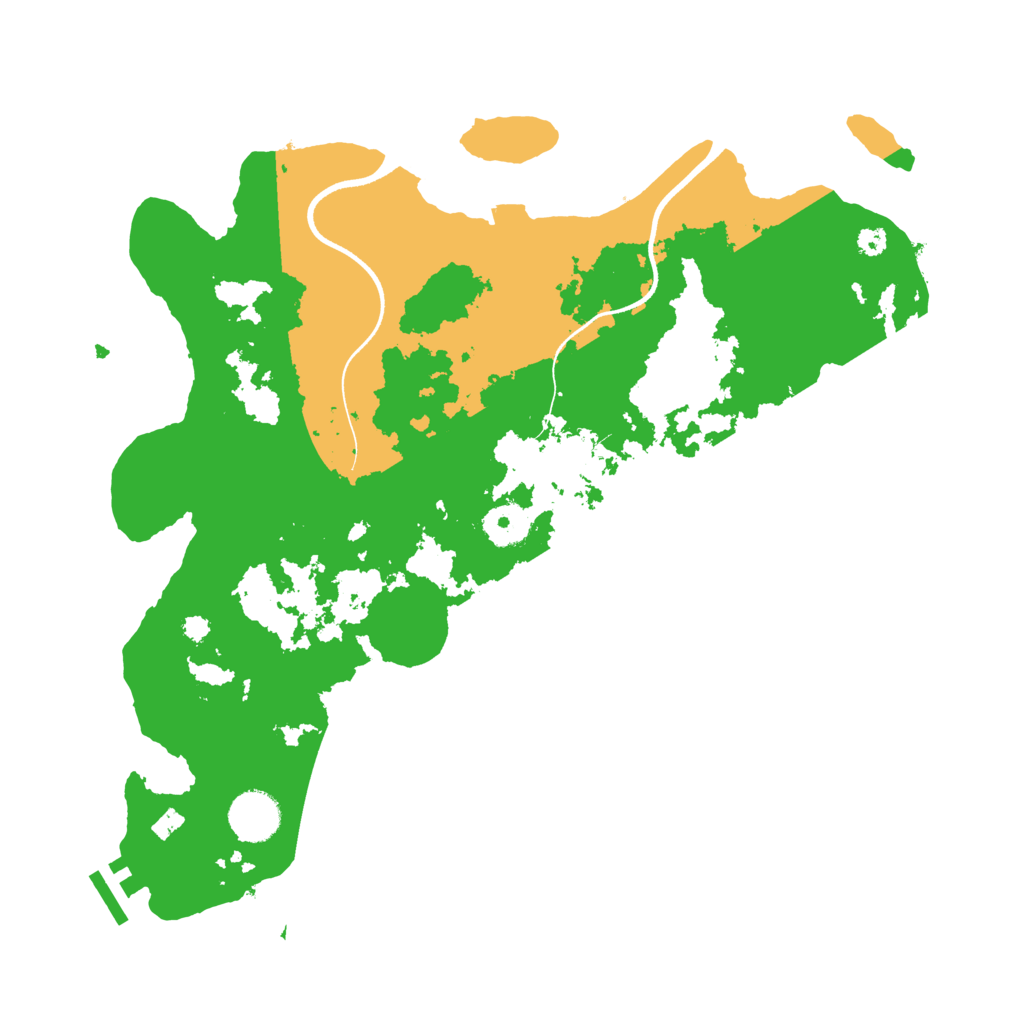Biome Rust Map: Procedural Map, Size: 3550, Seed: 701900