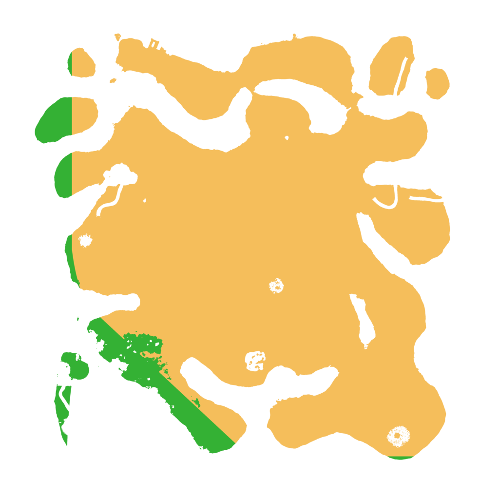 Biome Rust Map: Procedural Map, Size: 3550, Seed: 252795