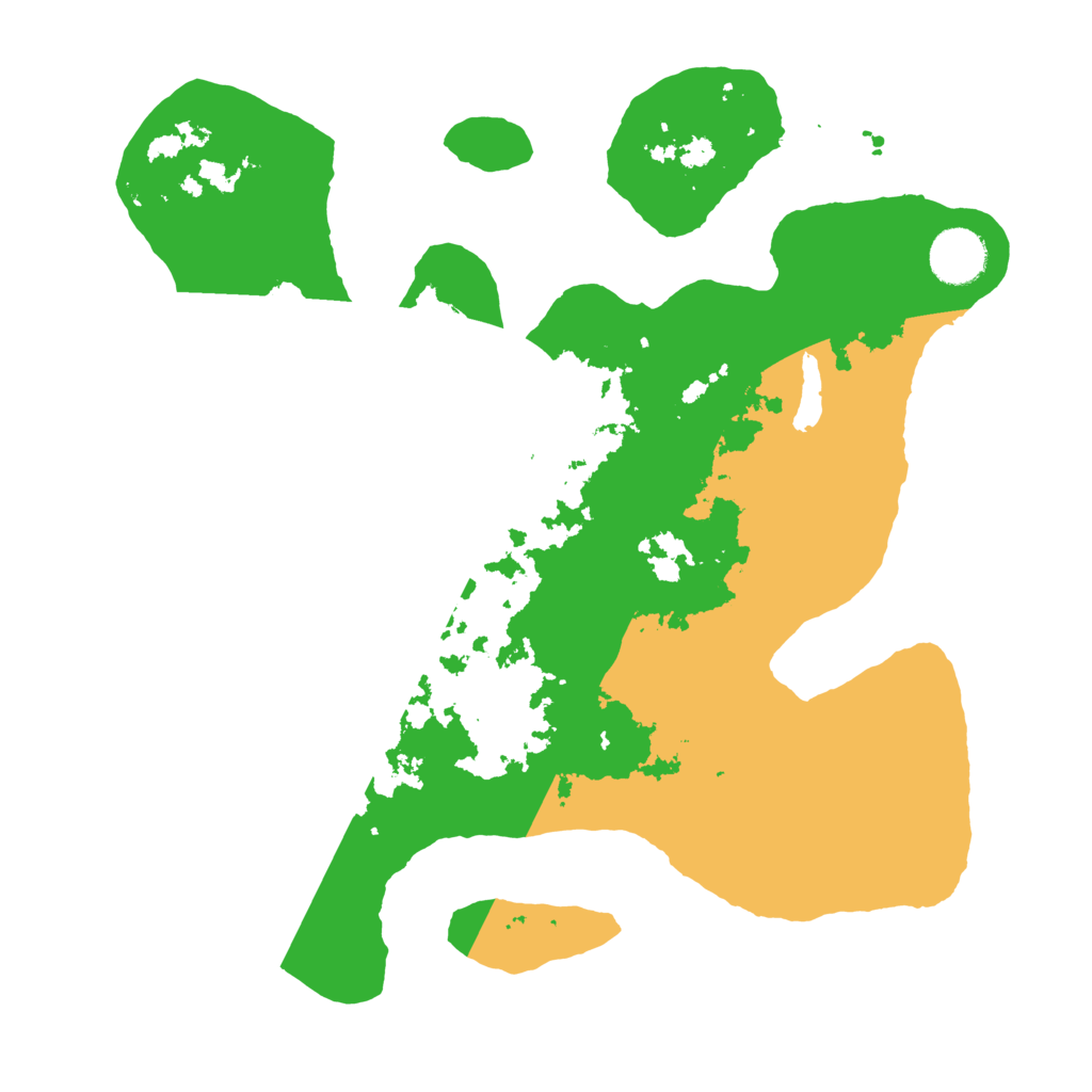 Biome Rust Map: Barren, Size: 3400, Seed: 25000