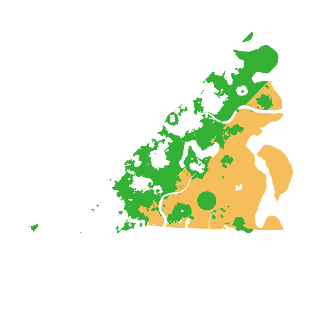 Biome Rust Map: Procedural Map, Size: 4300, Seed: 19596342