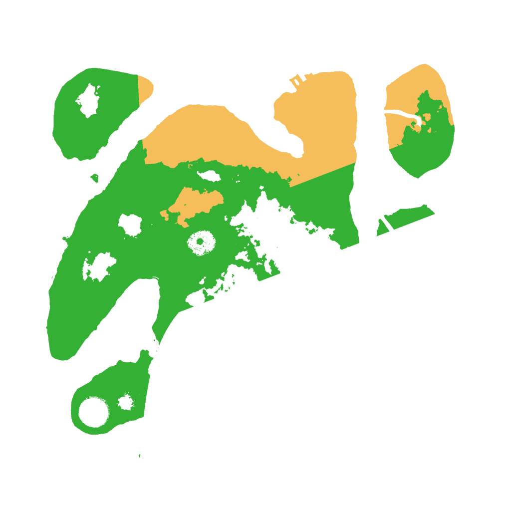 Biome Rust Map: Procedural Map, Size: 3000, Seed: 4153145