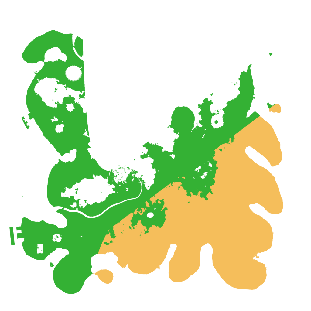 Biome Rust Map: Procedural Map, Size: 3550, Seed: 348559