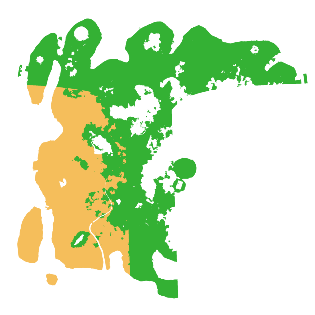 Biome Rust Map: Procedural Map, Size: 4000, Seed: 176858