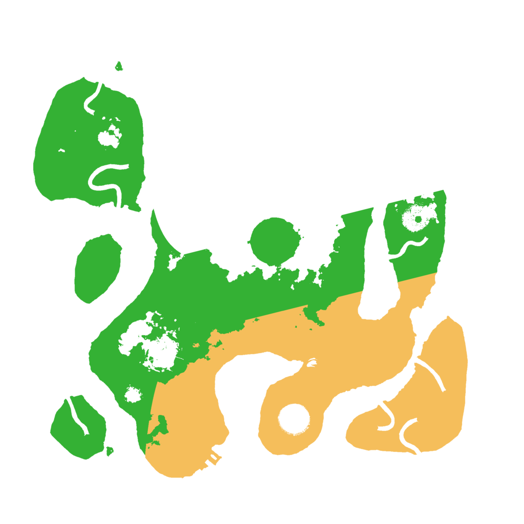 Biome Rust Map: Procedural Map, Size: 3001, Seed: 1