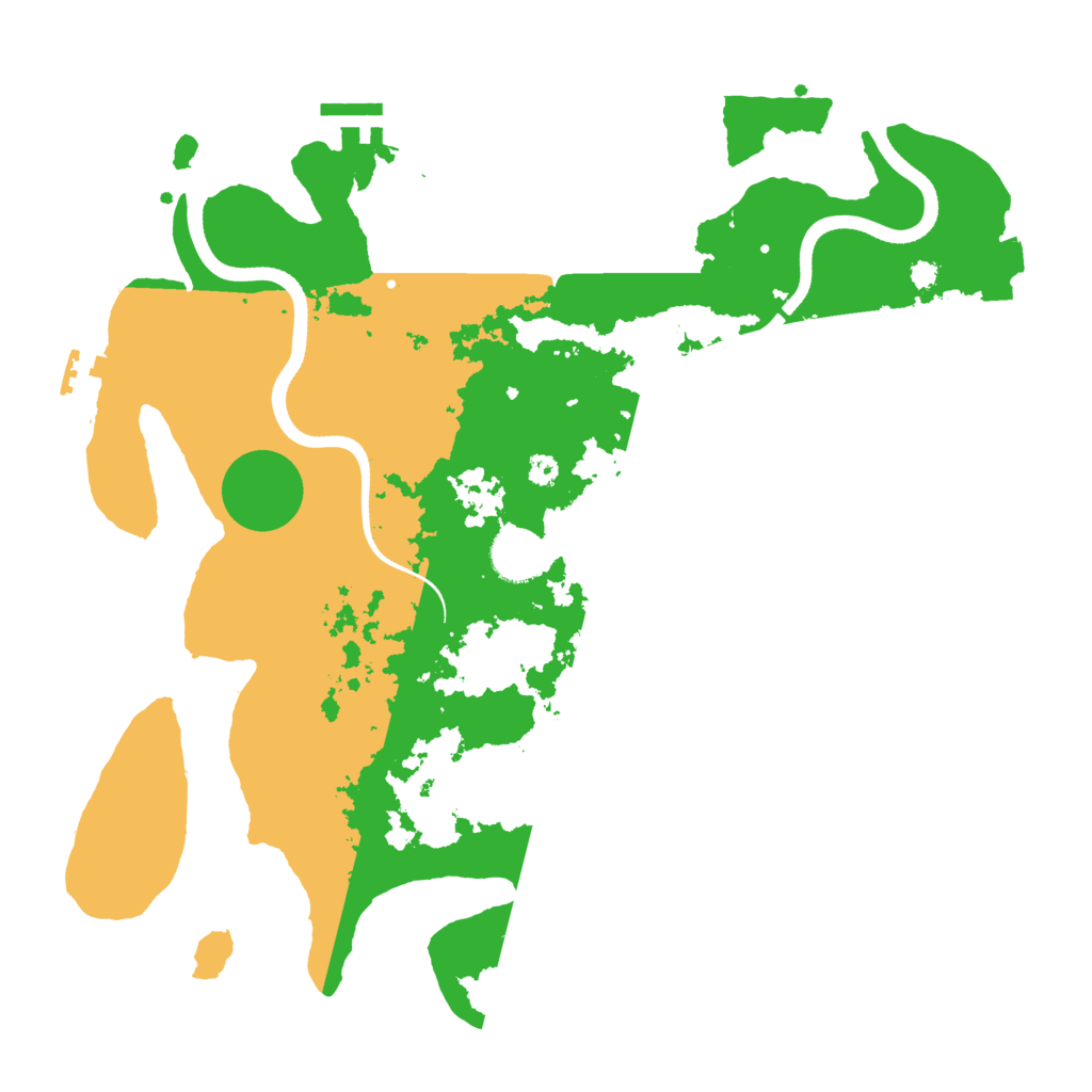 Biome Rust Map: Procedural Map, Size: 3550, Seed: 984894