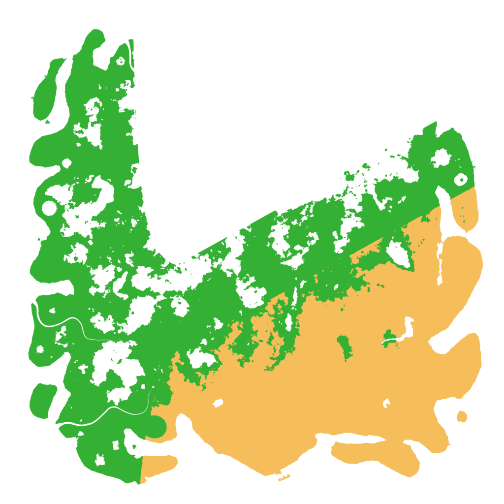Biome Rust Map: Procedural Map, Size: 6000, Seed: 620508611