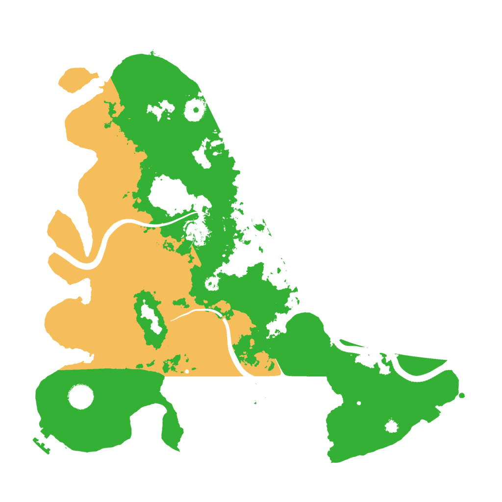 Biome Rust Map: Procedural Map, Size: 3550, Seed: 449423