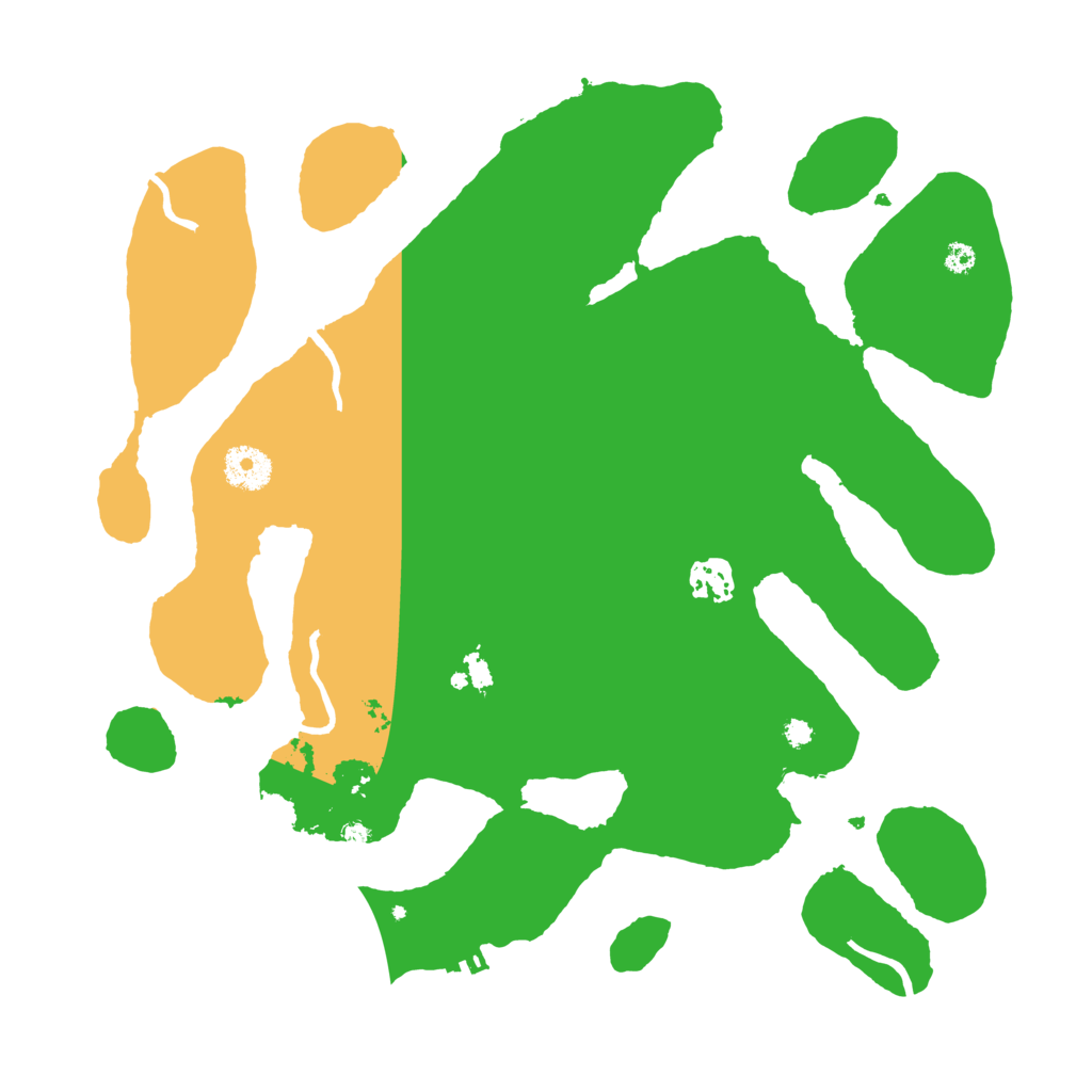 Biome Rust Map: Procedural Map, Size: 3550, Seed: 527710