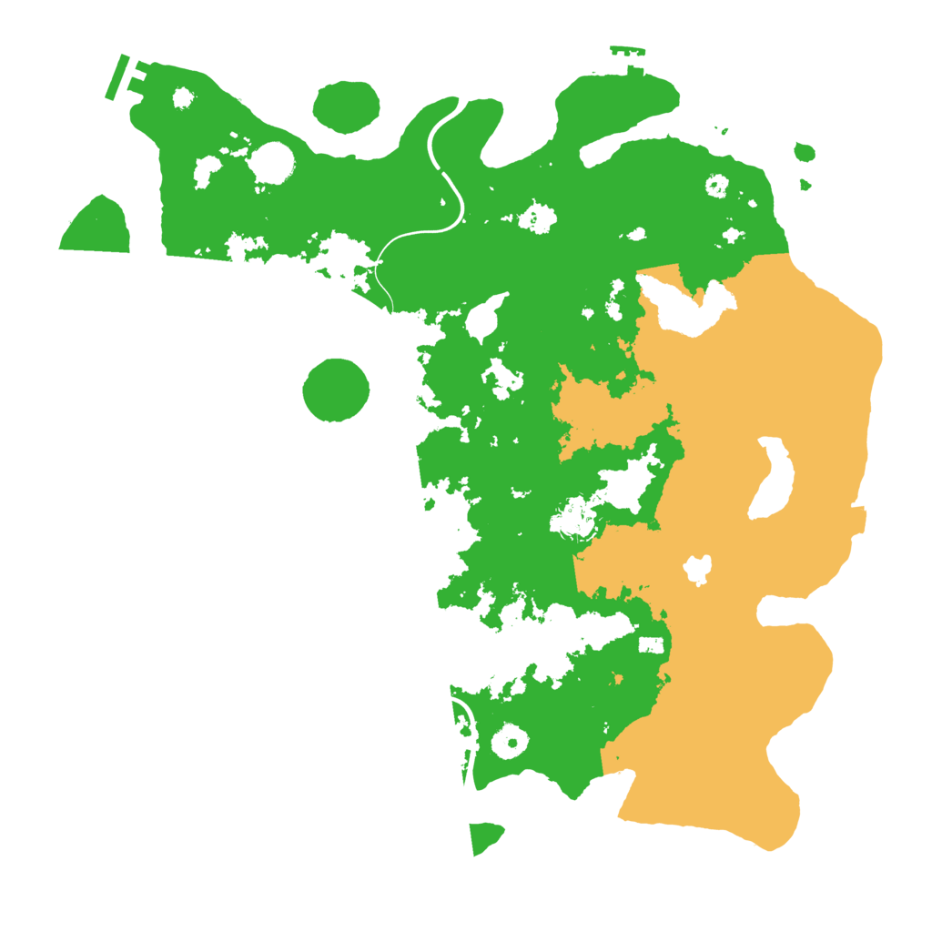 Biome Rust Map: Procedural Map, Size: 4000, Seed: 566892