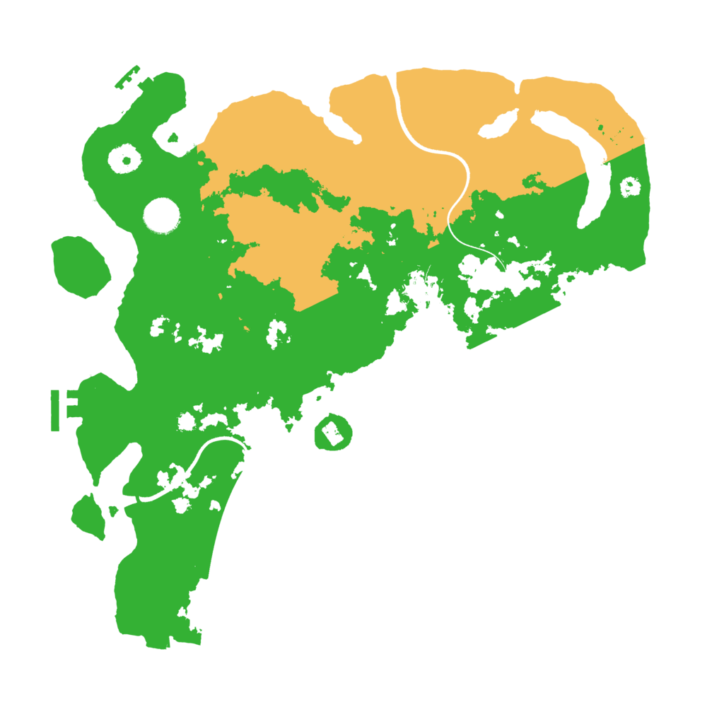 Biome Rust Map: Procedural Map, Size: 3550, Seed: 344756