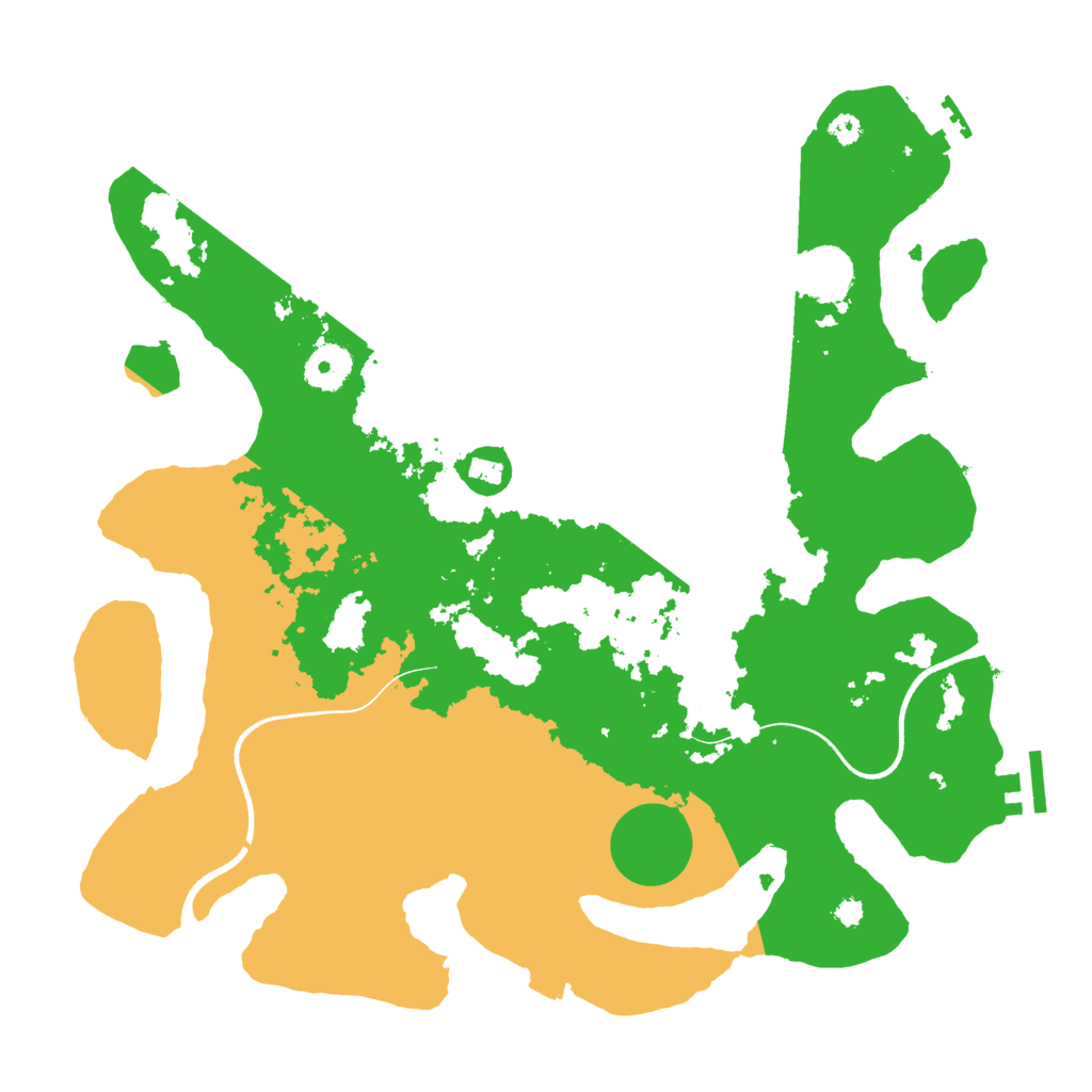 Biome Rust Map: Procedural Map, Size: 3550, Seed: 938026