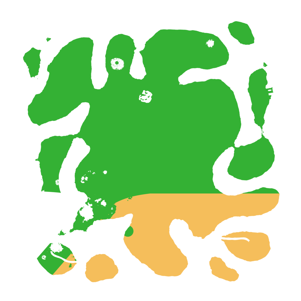 Biome Rust Map: Procedural Map, Size: 3550, Seed: 834683