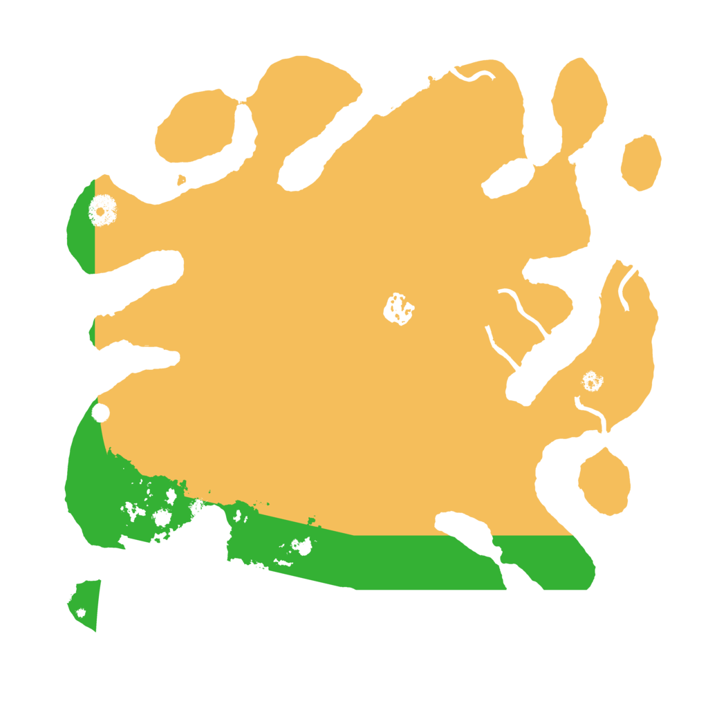 Biome Rust Map: Procedural Map, Size: 3500, Seed: 718394558