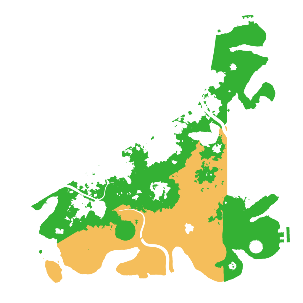 Biome Rust Map: Procedural Map, Size: 4000, Seed: 843314