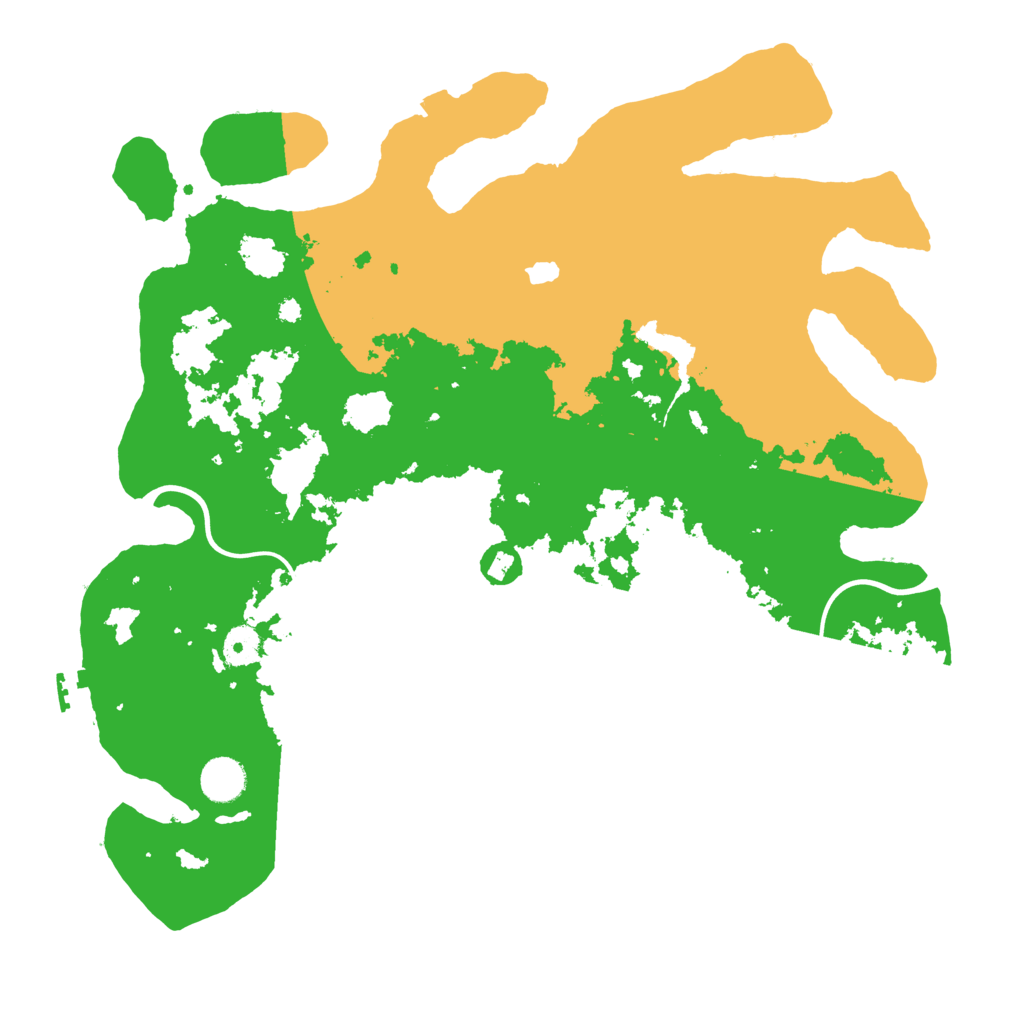 Biome Rust Map: Procedural Map, Size: 4000, Seed: 729915