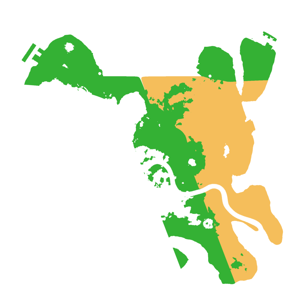 Biome Rust Map: Procedural Map, Size: 3000, Seed: 3133788