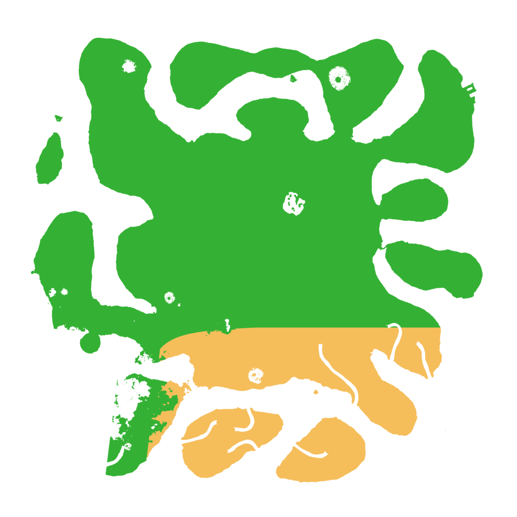 Biome Rust Map: Procedural Map, Size: 3550, Seed: 463075