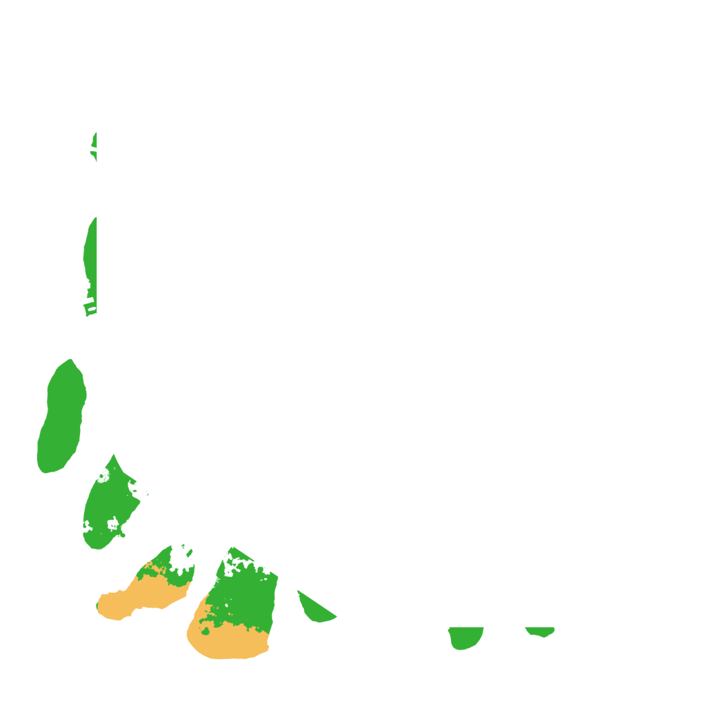 Biome Rust Map: Procedural Map, Size: 3550, Seed: 703884