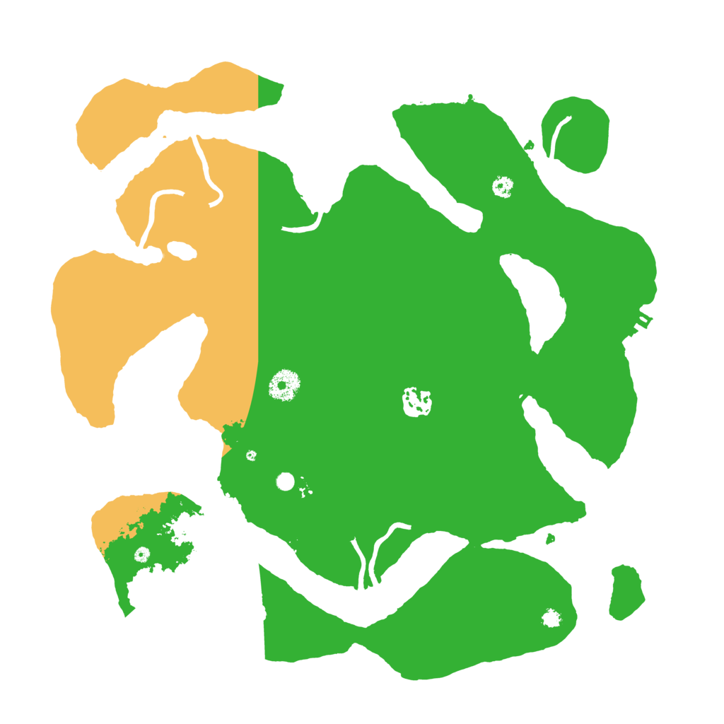 Biome Rust Map: Procedural Map, Size: 3500, Seed: 1916441486